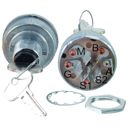 Sunbelt Ignition Switch 3" x2.95" x1.65" A-B1JD125